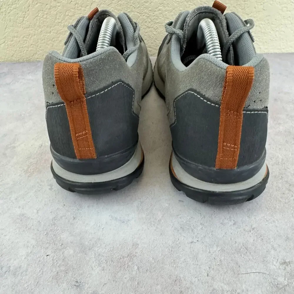 Oboz Bozeman Low Gray Suede Leather Hiking Trail Shoes Mens Size US 11.5